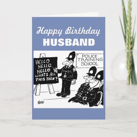 Politiemensen op de politieschool kaart (Voorkant)