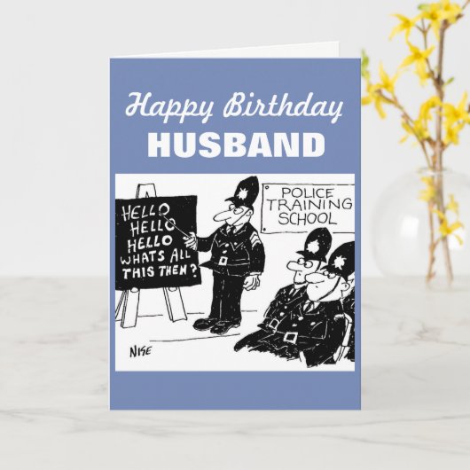 Politiemensen op de politieschool kaart (Gele Bloem)