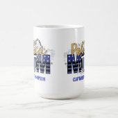 Politiemoeder persoonlijke badge Thin Blue Line Koffiemok (Center)