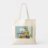 Politiemotoragent Handhaving Van De Wet Tote Bag (Achterkant)