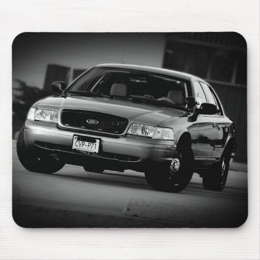 Politieonderschepper Mousepad Muismat (Voorkant)