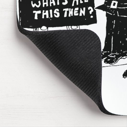 Politieopleiding Cartoon Muismat (Hoek)