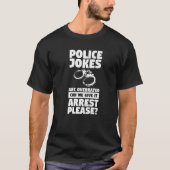 Politieoptreden is overdreven, kunnen we het arres t-shirt (Voorkant)