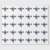 Politieoptreden Logo Cadeaupapier (Vlak)