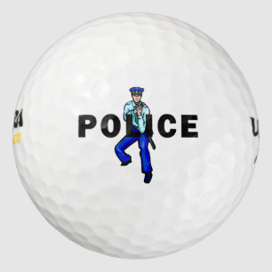 Politieoptreden Logo Golfballen