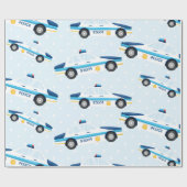 Politiepatroon Cadeaupapier (Vlak)