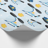 Politiepatroon Cadeaupapier (Hoek)