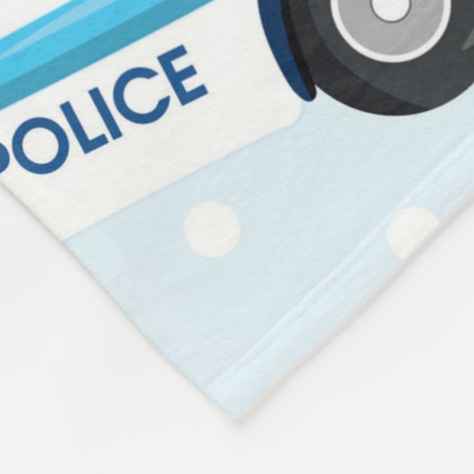 Politiepatroon Fleece Deken (Hoek)