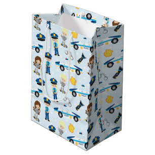Politiepatroon Medium Cadeauzakje