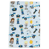 Politiepatroon Medium Cadeauzakje (Achterkant)