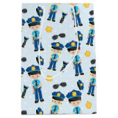 Politiepatroon Medium Cadeauzakje (Voorkant)