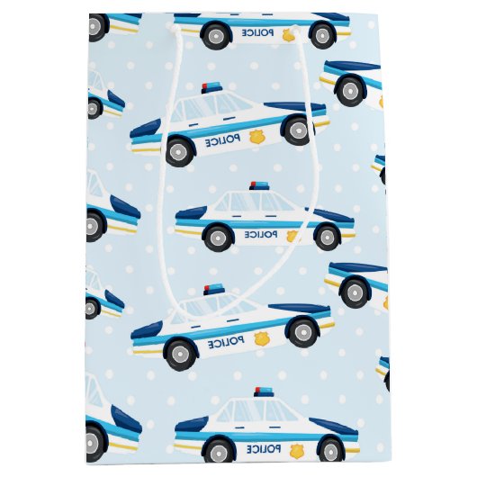 Politiepatroon Medium Cadeauzakje (Voorkant)