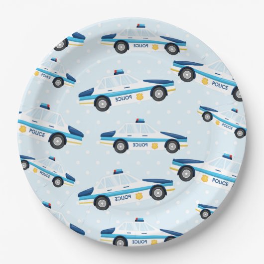 Politiepatroon Papieren Bordje (Voorkant)