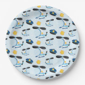 Politiepatroon Papieren Bordje (Voorkant)