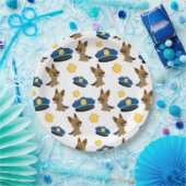 Politiepatroon Papieren Bordje (Feest)