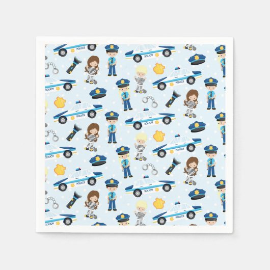 Politiepatroon Servet (Voorkant)