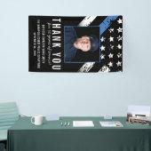 Politiepensioenfeestfoto Spandoek (Beurs)