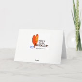 Politiepictogram Embleem Dank u kaart (Achterkant)