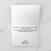 Politiepictogram Embleem Dank u kaart (Binnen)