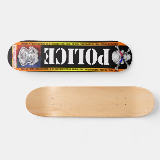 Politieraad achtervolgen skateboard (Horizontaal)