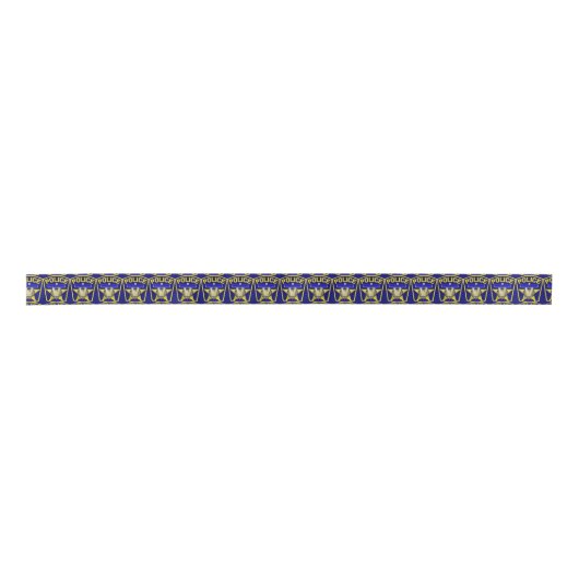 Politieschild Satin Ribbon Satijnen Lint (Voorkant)
