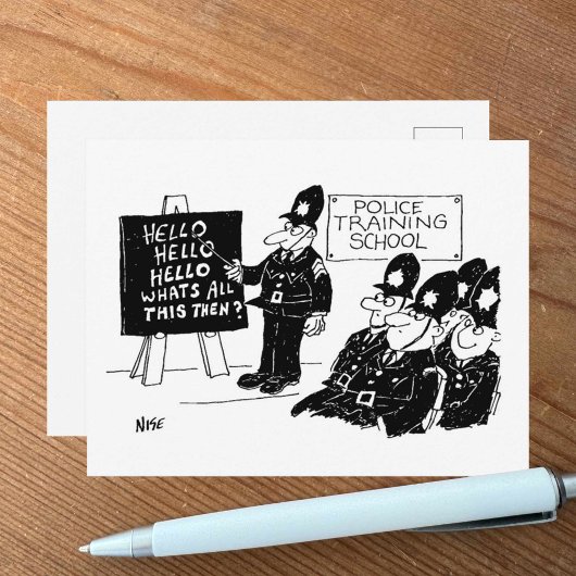 Politieschool Briefkaart