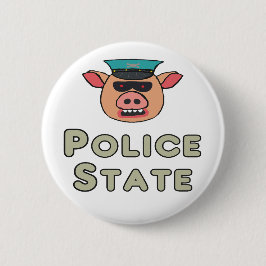 Politiestaat Ronde Button 5,7 Cm