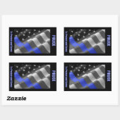 PolitieSticker Rechthoekige Sticker (Vel)