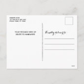 Politiet Kerstmis Dunne Blauwe Lijn Plaid Glitter  Feestdagenkaart (Achterkant)