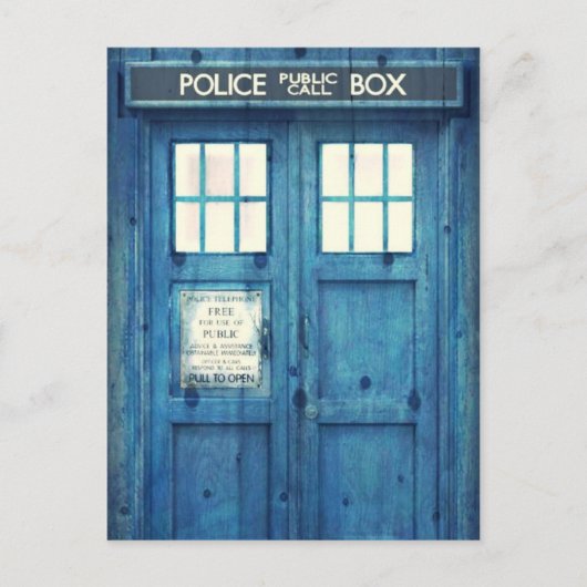  politietelefoon Openbare telefooncel Briefkaart (Voorkant)