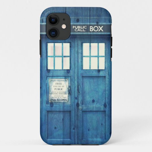  politietelefoon Openbare telefooncel Case-Mate iPhone Case (Achterkant)