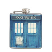 politietelefoon Openbare telefooncel Heupfles (Voorkant)