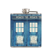 politietelefoon Openbare telefooncel Heupfles (Achterkant)