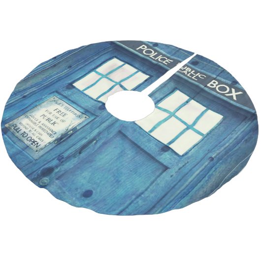  politietelefoon Openbare telefooncel Kerstboom Rok (Gekanteld)