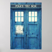  politietelefoon Openbare telefooncel Poster (Voorkant)