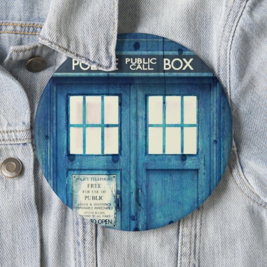 politietelefoon Openbare telefooncel Ronde Button 6,0 Cm (In situ)