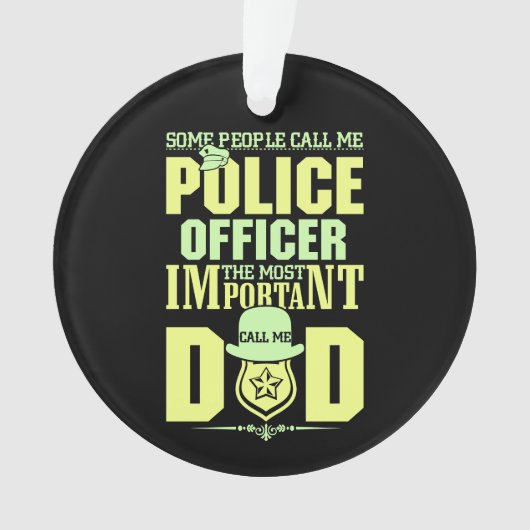 Politievader | Rechtshandhaving | VADERDAG Ornament (voorkant)