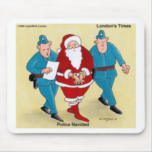 Politievakantie Grappige Kerstcadeaus & T-shirts Muismat