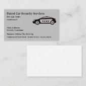 Politieveiligheidspatrouillediensten Visitekaartje (Voorkant / Achterkant)