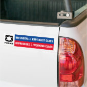 Politieverplichtingen Bumpersticker (Op Truck)