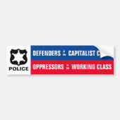 Politieverplichtingen Bumpersticker (Voorkant)
