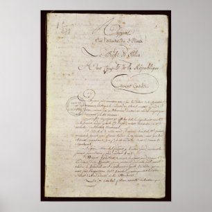 Politieverslag van de begeleider van Napoleon Poster