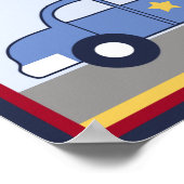 Politievoertuig/Cop Car Hero Afdrukken/Poster #1 Poster (Hoek)