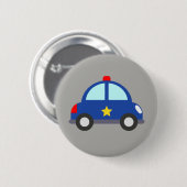 Politievoertuig Ronde Button 5,7 Cm (Voorkant /achterkant)