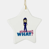 Politievrouw Keramisch Ornament (Rechts)