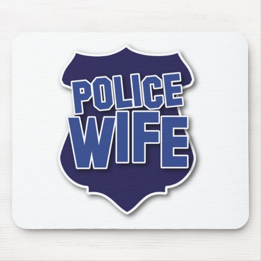 politievrouw muismat (Voorkant)