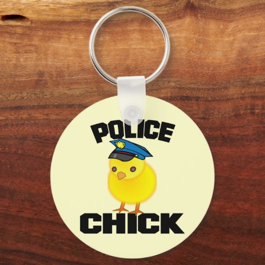 Politievrouw Sleutelhanger (Voorkant)