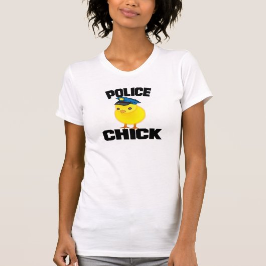 Politievrouw T-shirt (Voorkant)