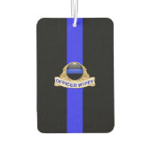 Politievrouw Thin Blue Line Luchtverfrisser (Achterkant)