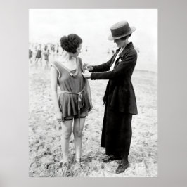 POLITIEVROUWENSMAATREGELEN VANUIT DE JAREN 1920 POSTER